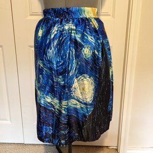 Van Gogh Starry Night Skirt